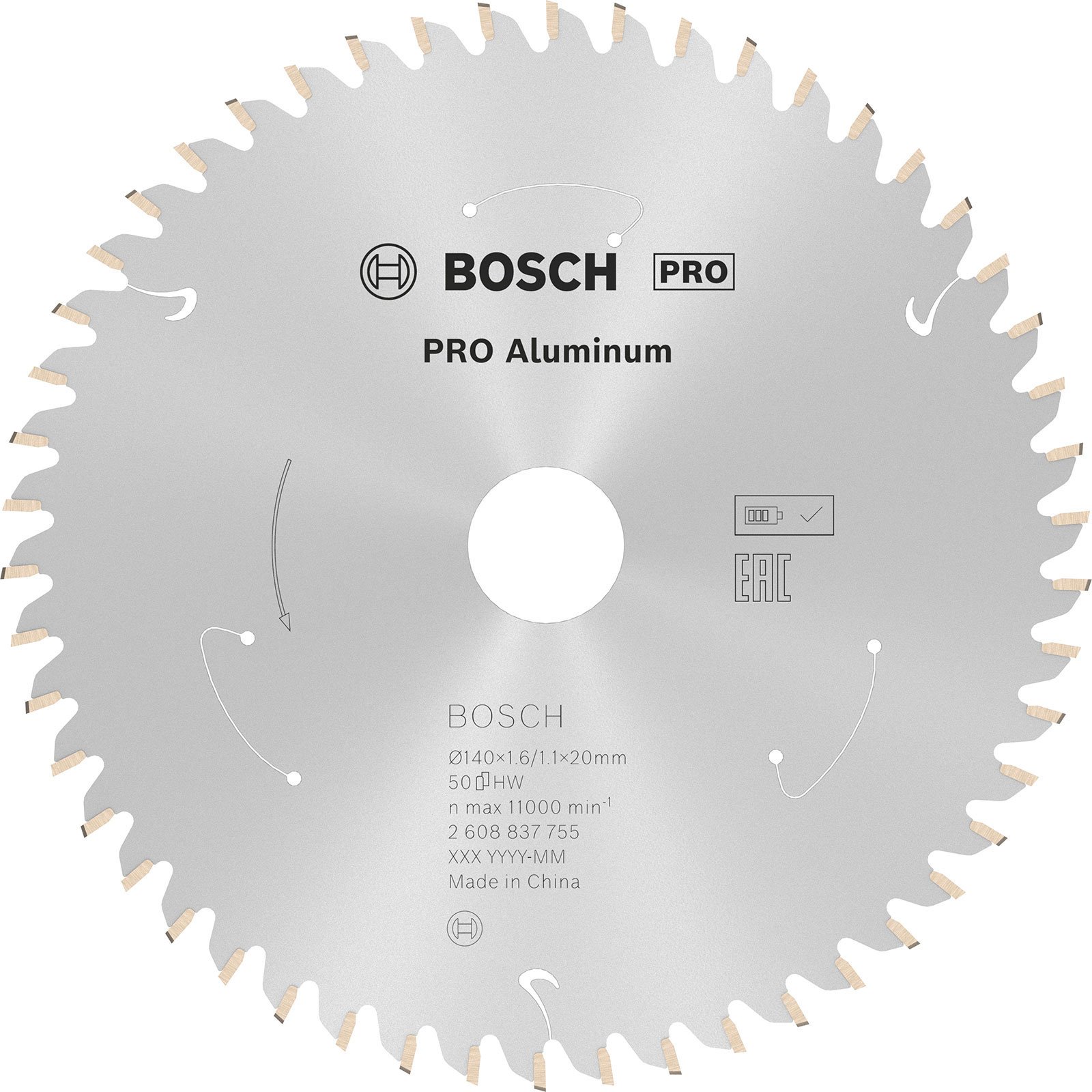 Lame de scie circulaire pour aluminium, Ø140 mm — photo de l’offre ManoMano