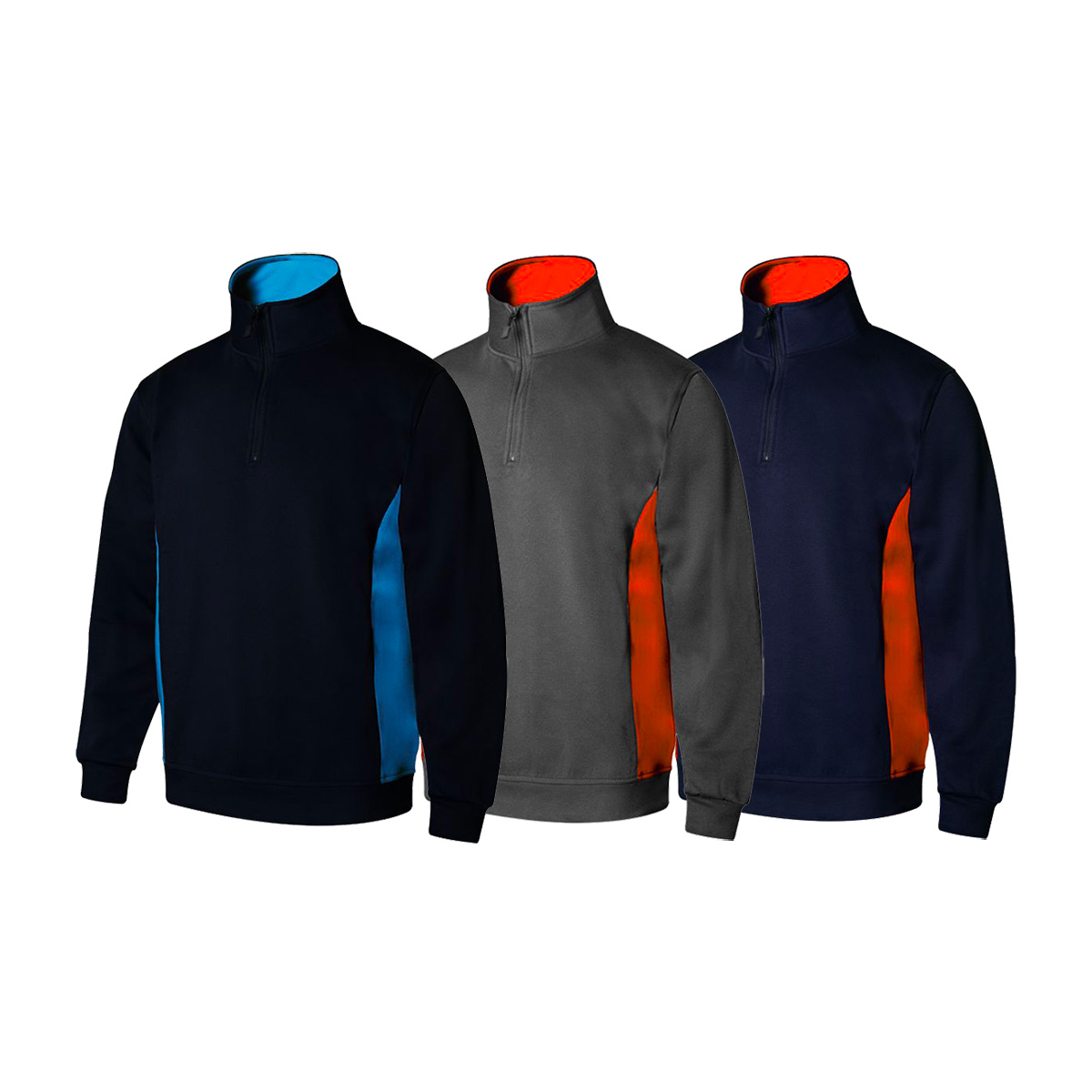 Felpa Da Lavoro Velilla 105704 - L - Blau/hellblau