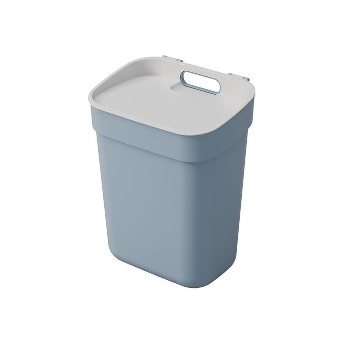 Poubelle Curver, pour le recyclage, 10 litres, gris-bleu