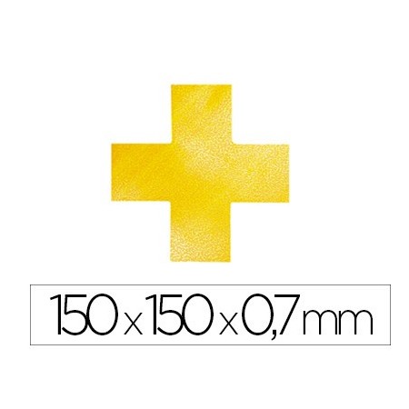 Liderpapel Durable Stellplatzmarkierung Kreuz 10 St. Gelb 10 Stk 4005546983554