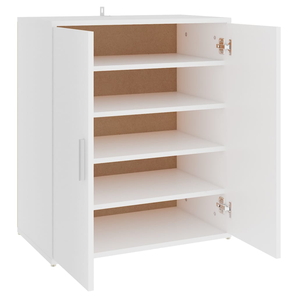 Vidaxl - Armoire À Chaussures Blanc 60x35x70 Cm Bois D'Ingénierie