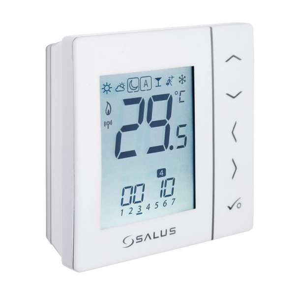 Salus Weiß Vs20wrf Digitaler Funk Thermostat Gehäusefarbe 112621