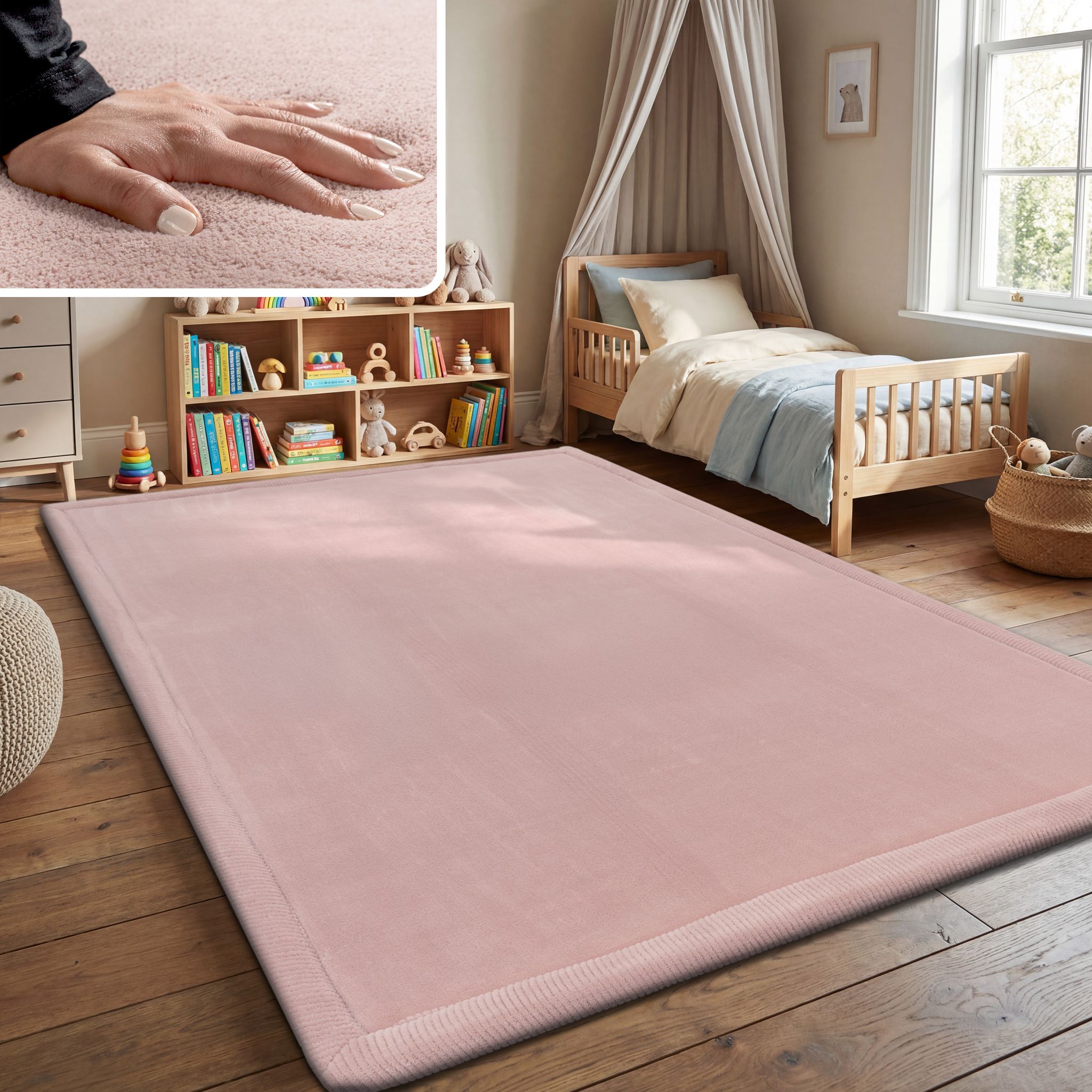 Paco Home - Tapis Chambre Enfant Bebe Fille Garcon Moelleux