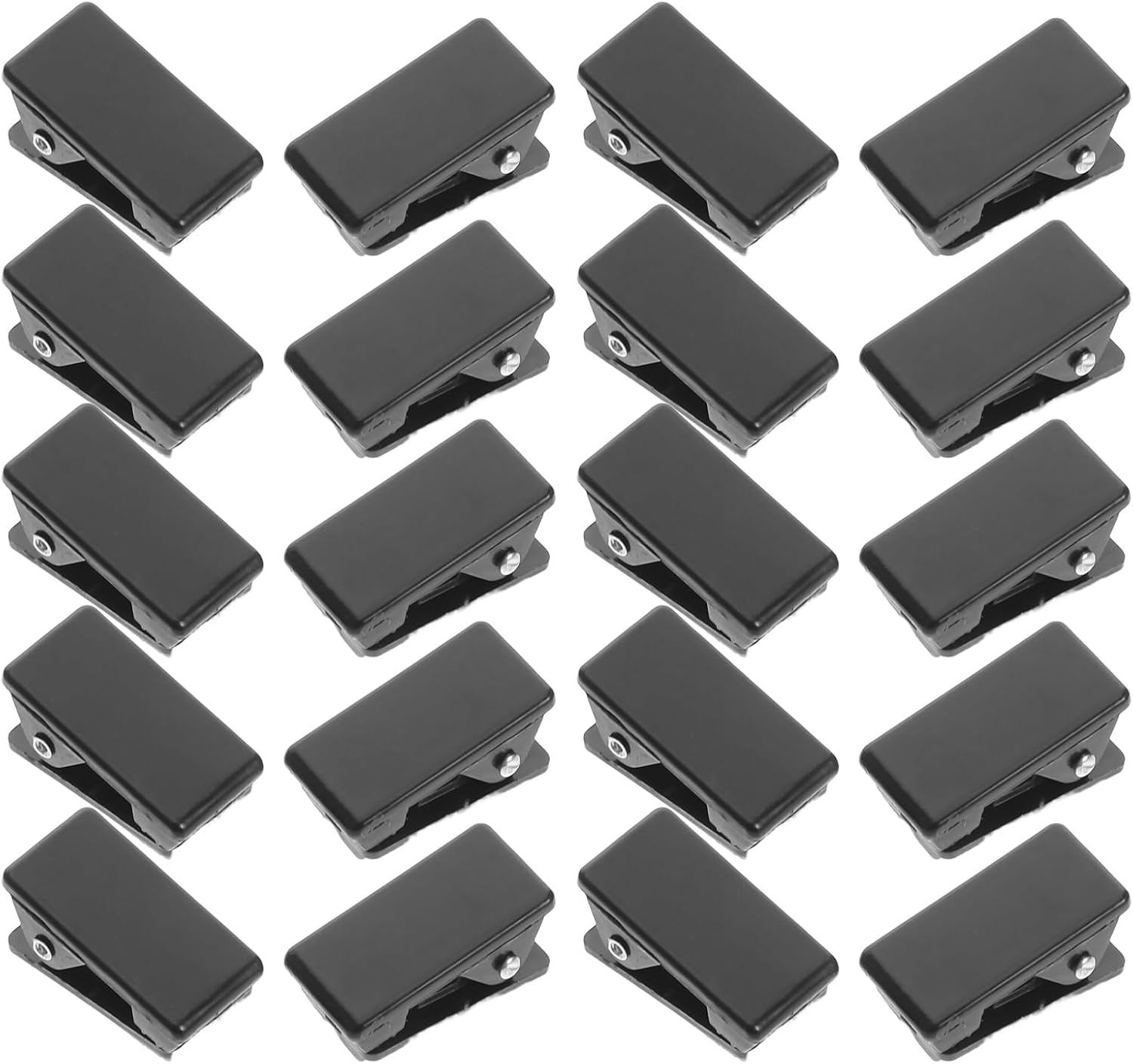 Pinces murales autocollantes pour photos, crochets adhésifs pour tableaux, plastique noir, lot de 120