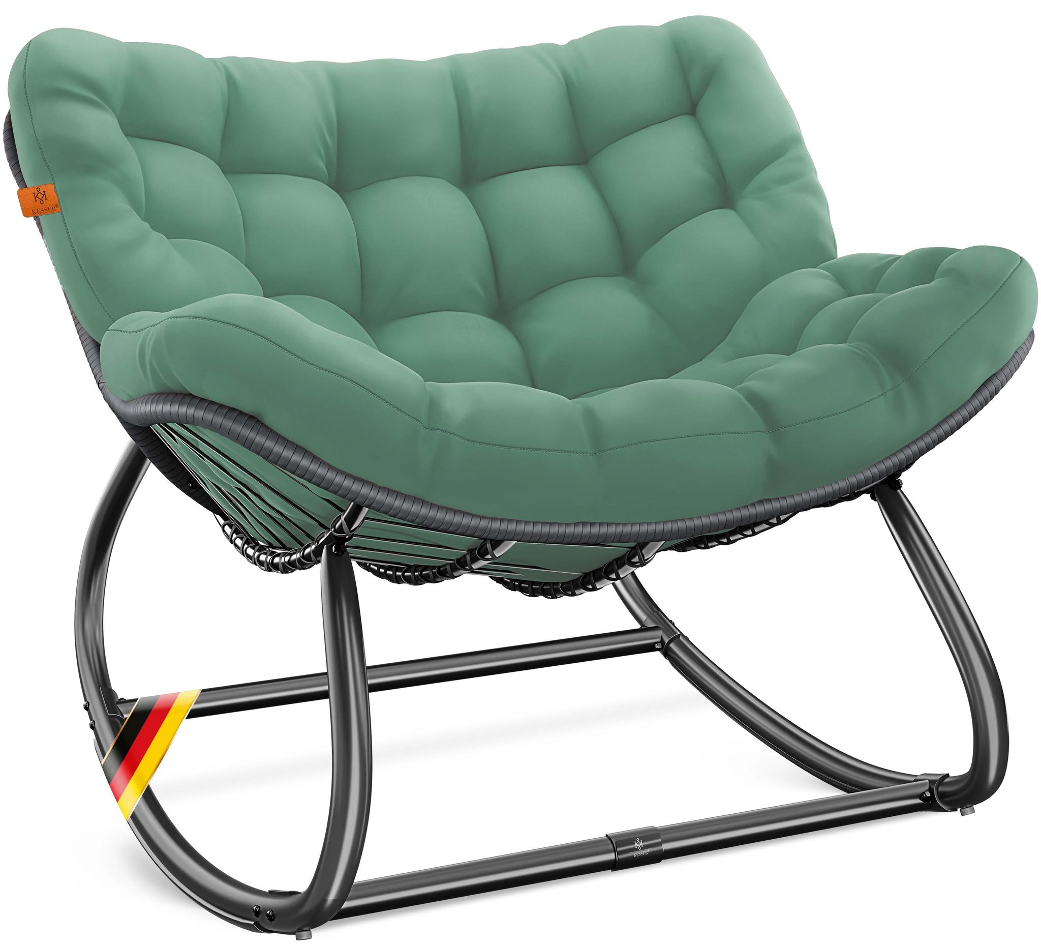 Kesser Hellgrün Kesser® Schaukelstuhl Indoor/Outdoor, Bis 120 Kg - Xxl Chillexer,