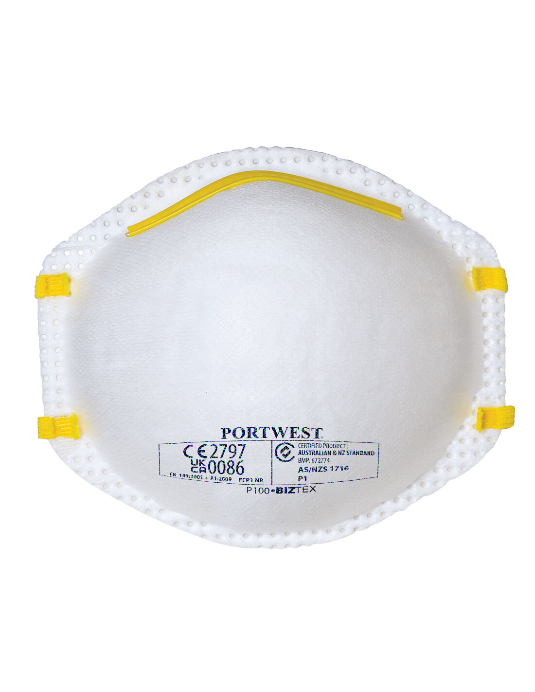 Portwest Weiß P1 Disp Respirator (20) - Color: White - Bild 3