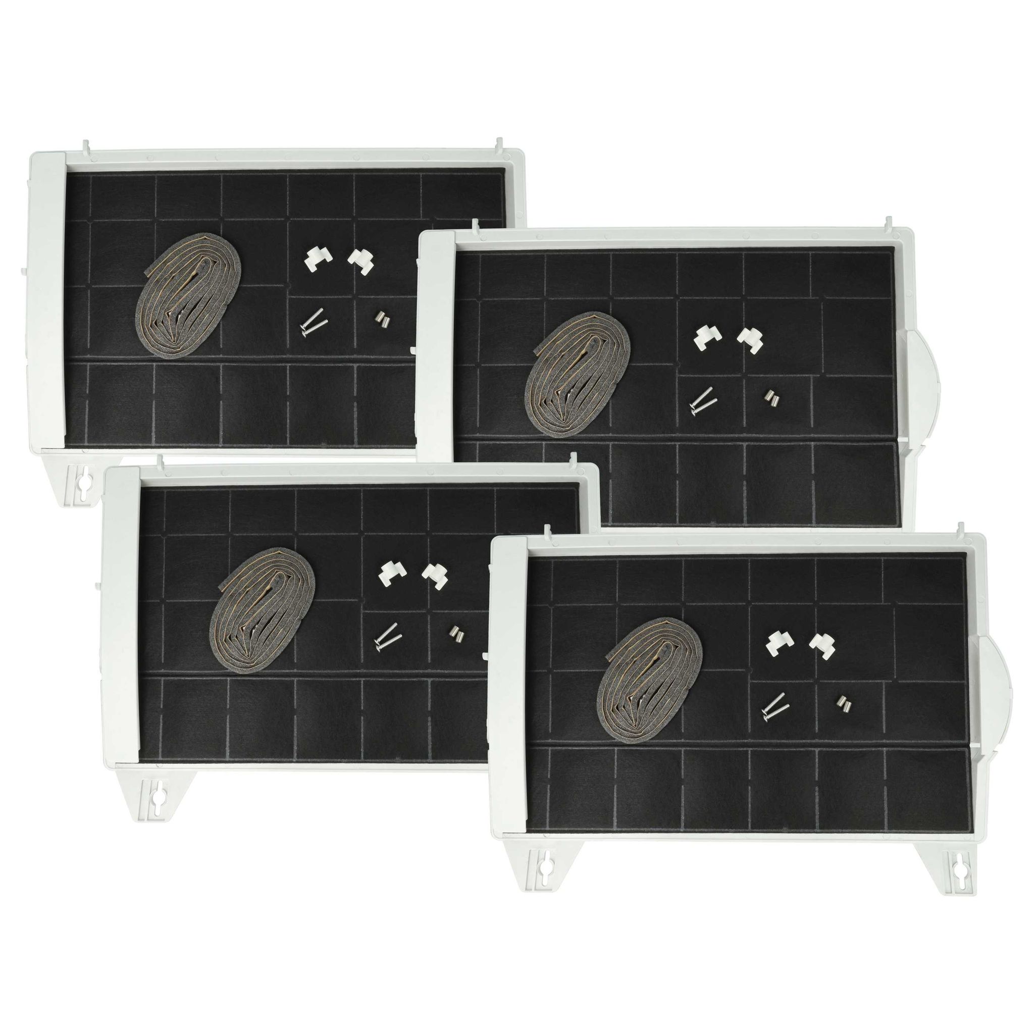 4x Aktivkohlefilter Ersatz Für Siemens Lz11000, Lz3byn6 Für Dunstabzugshaube - 45 X 32 X 4 Cm - Vhbw