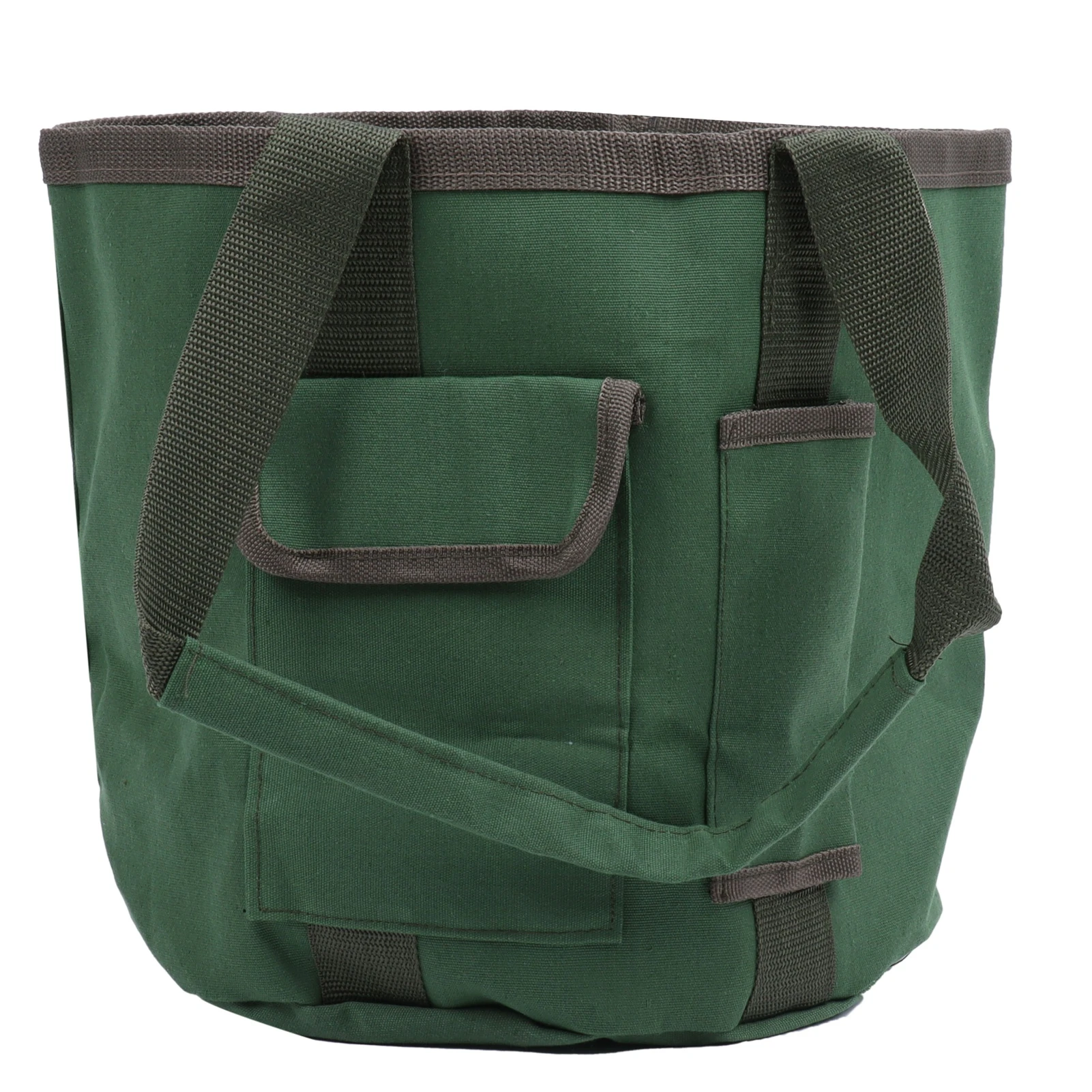 Sac à outils étanche en toile imperméable, 30,5 x 29 cm, poche extérieure, vert