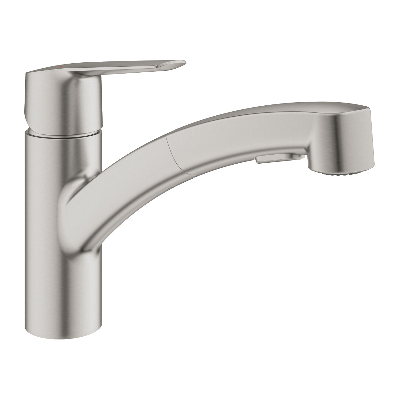 Grohe Start 3 Quickfix Küchenarmatur Mit Brause In Mattiertem Stahl Grohe