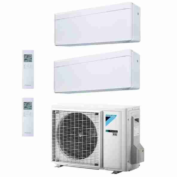Daikin - Climatizzatore Condizionatore Dualsplit Stylish 2mxm50a + Ftxa35aw + Ftxa35aw 12+12 12000+12000 Btu Modello 2022 Wifi Incluso