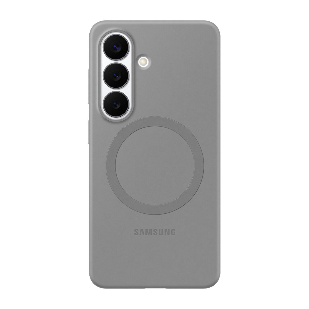 Samsung Galaxy S26 Silicone Magnet Case - Grey - Bild 7