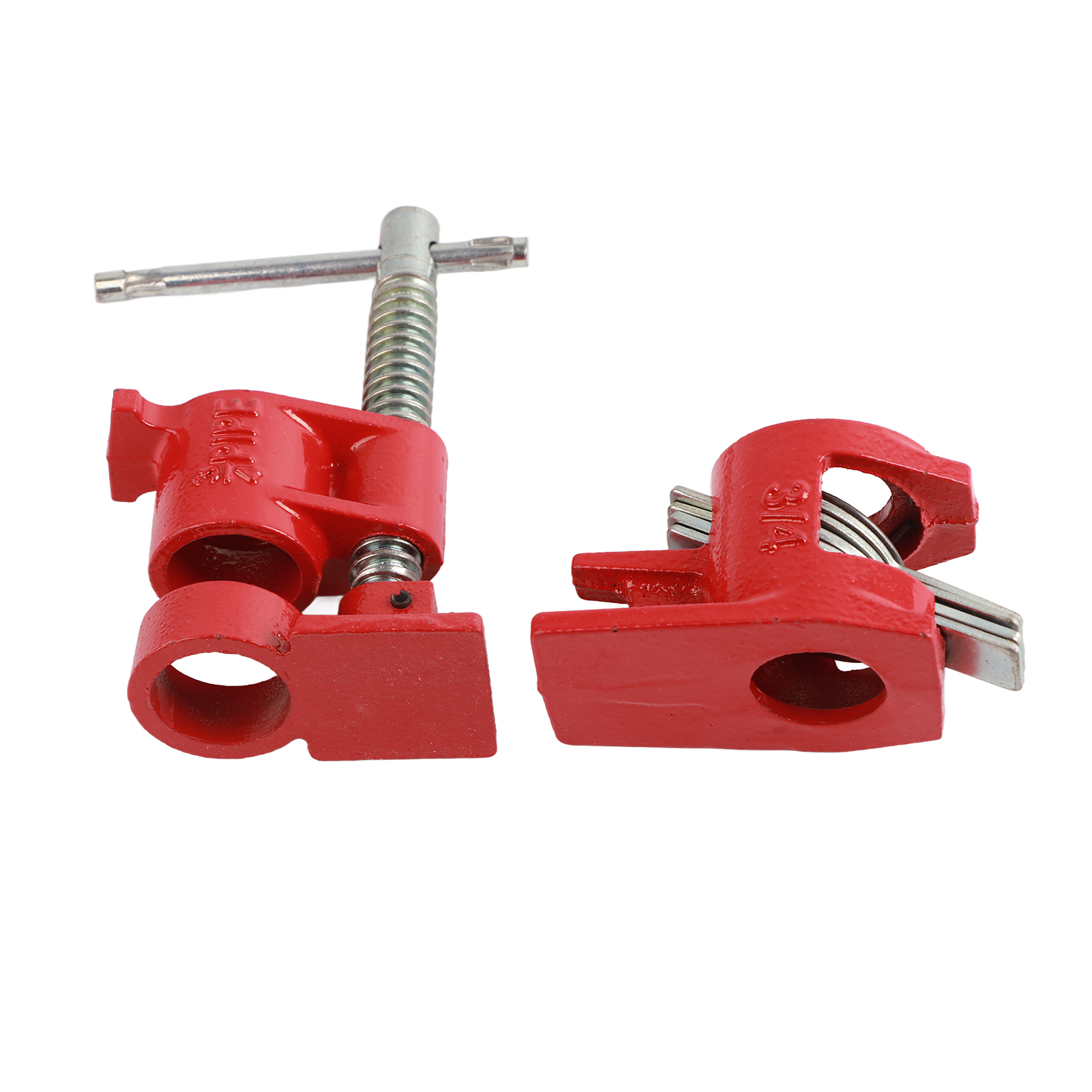 Serre-joint à tige filetée renforcée en acier pour menuiserie, modèle manuel standard