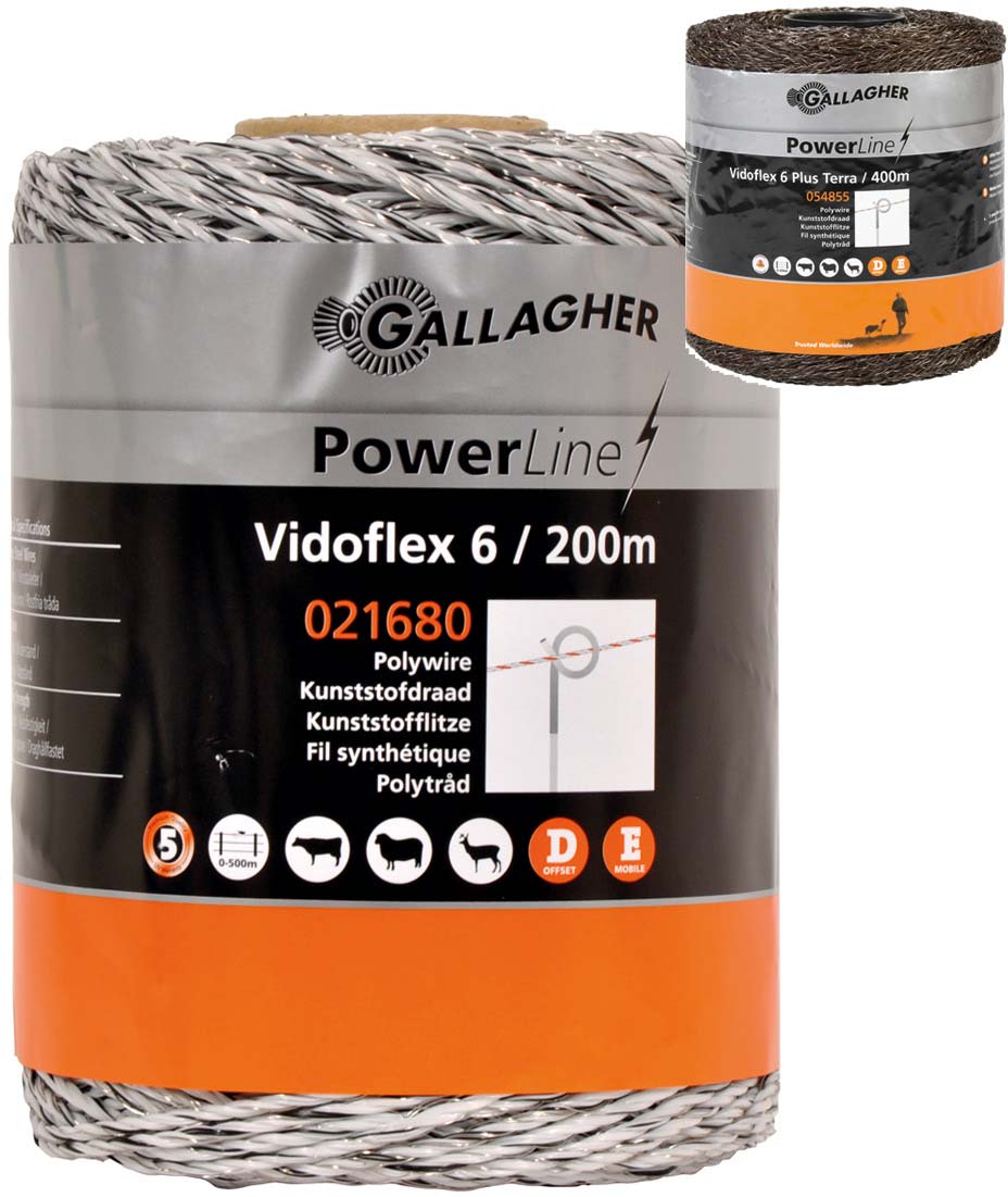 Gallagher Weiß Faden Vidoflex Powerline - Bild 3