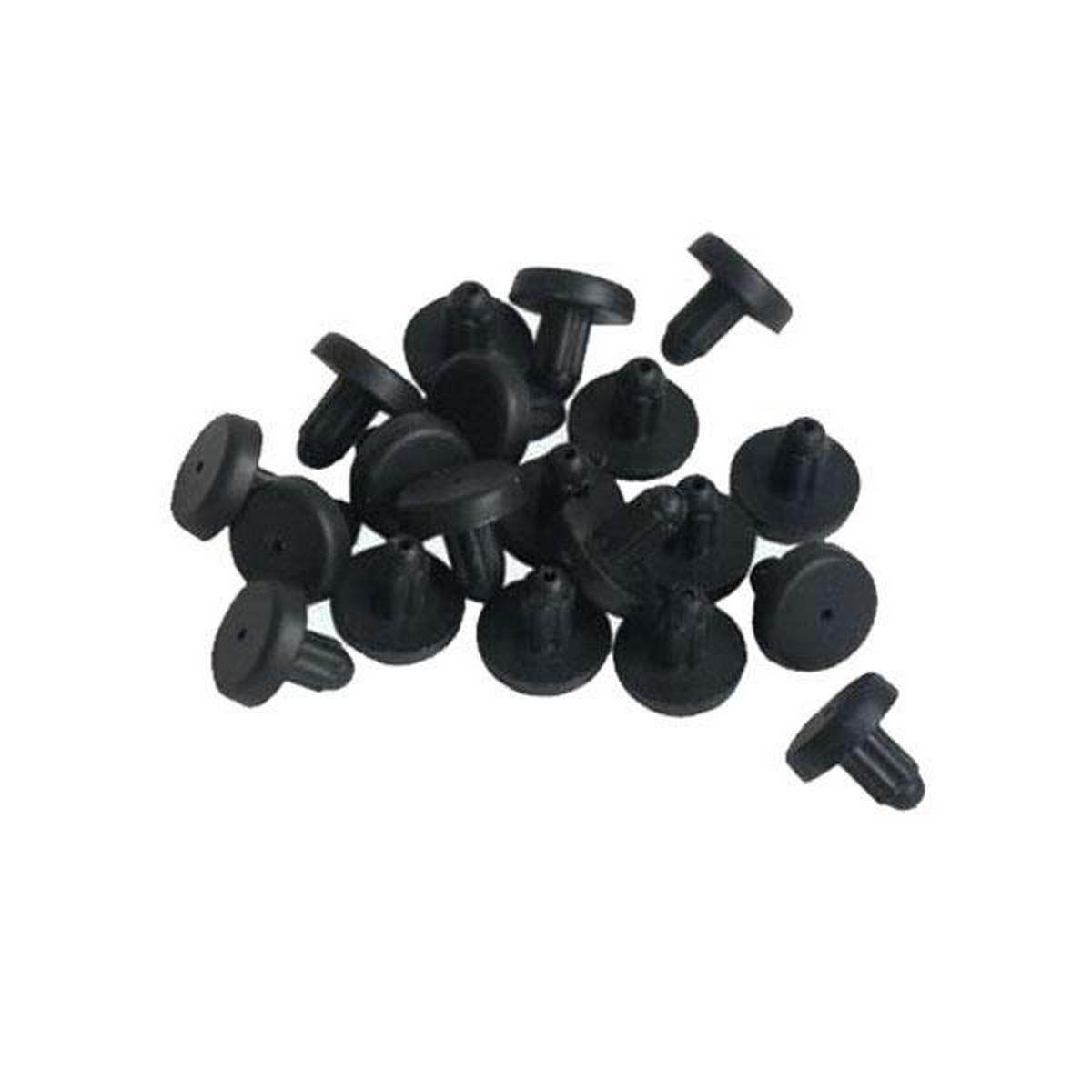 Electrolux Schwarz Ersatzteil - Set 20 Rost-Füßen Aus Gummi - Arthur Martin Smeg, Faure, Aeg, Sauter, Zanussi, Juno, Arthur Martin