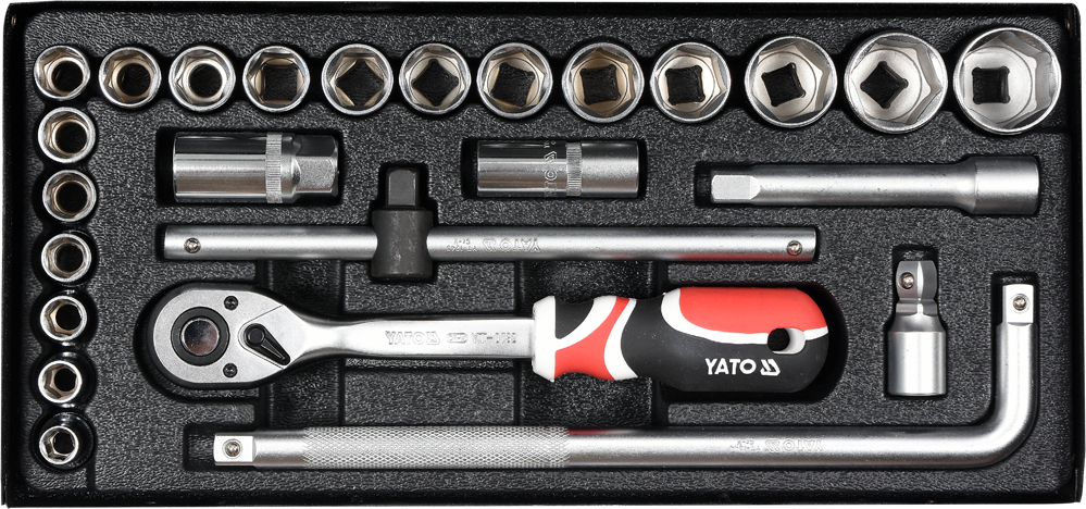 Yato 25-Teiliger 1/2"-Werkzeugsatz - Yt-12671