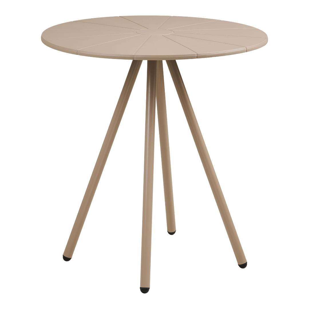Ebuy24 Braun Gartentisch + Balkontisch, Cafétisch Berta (70 X 73.50 Cm) - Bild 3