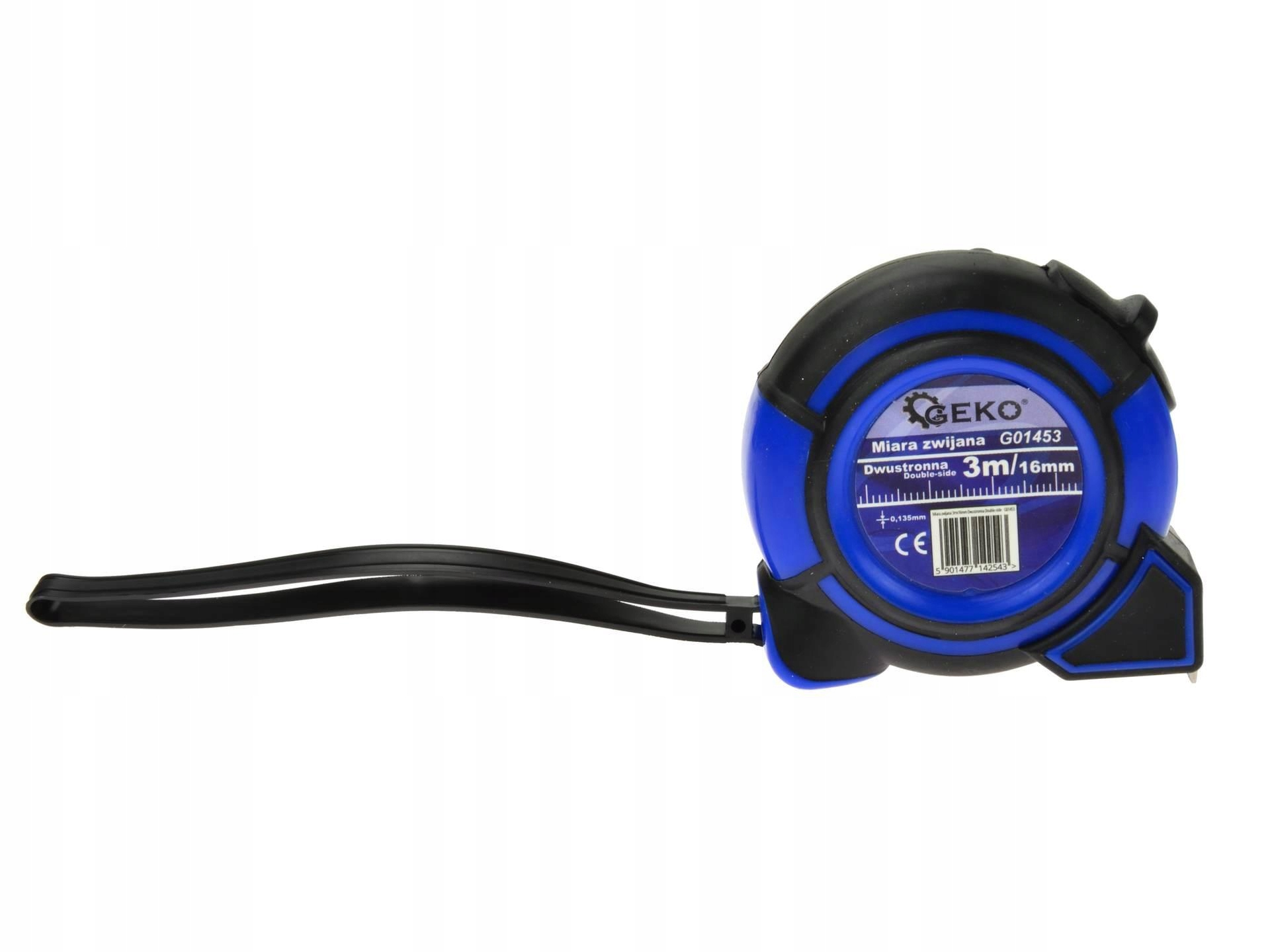 Import Maßband Geko G01453 Doppelseitig 3 M Verriegelbar