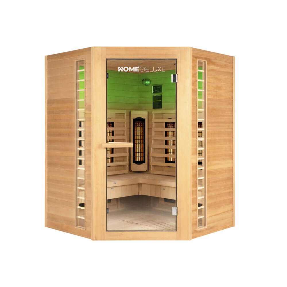 Home Deluxe - Cabine infrarouge redsun deluxe xxl - 150 x 150 cm pour 4 personnes