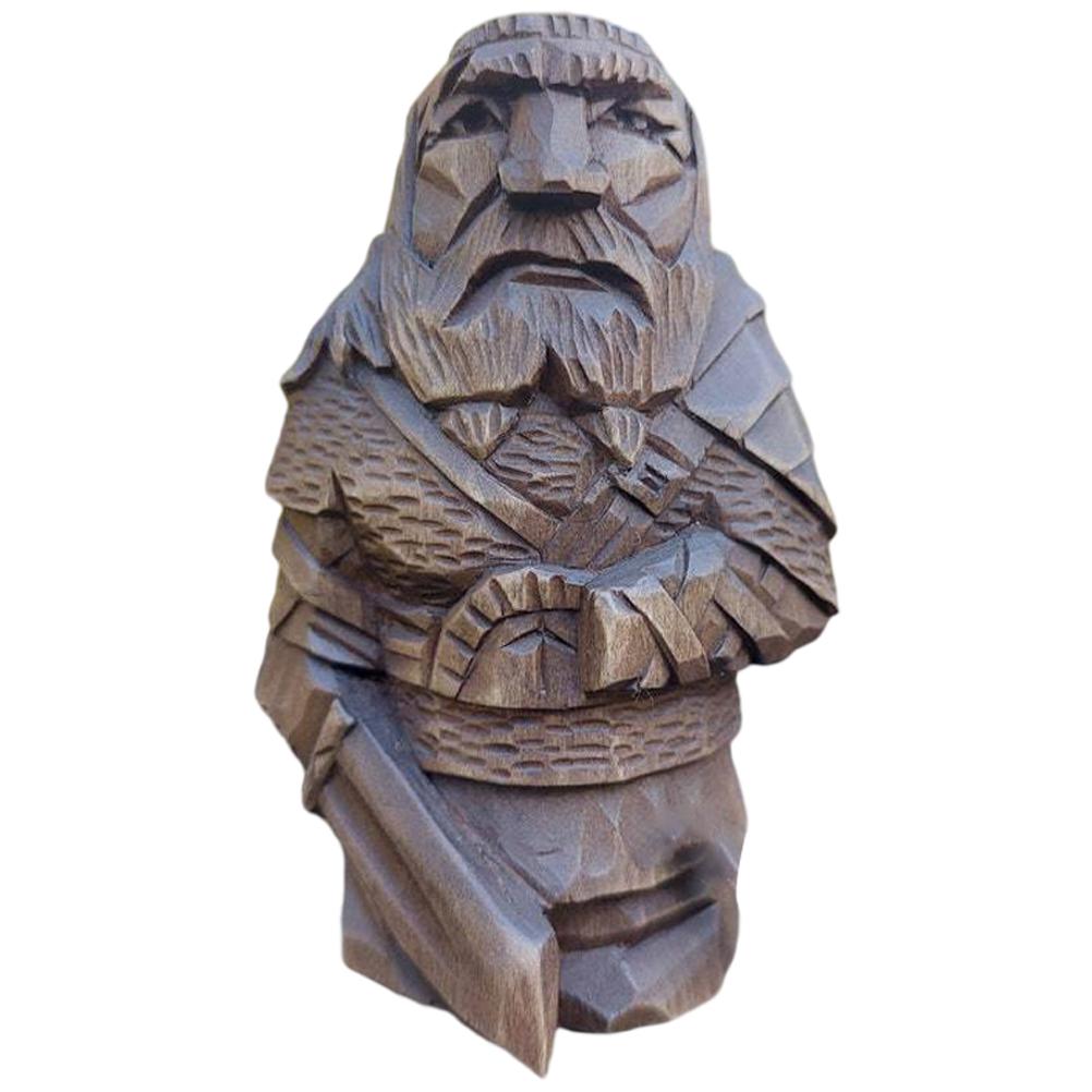 Punnyb Odin Und Thor, Handgefertigte Ornamente Aus Kunstharz Im Wikingerstil