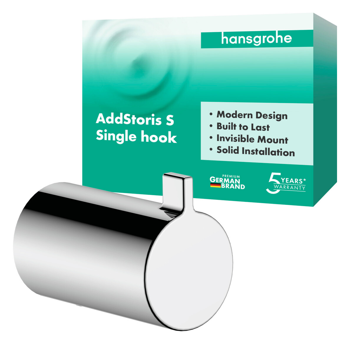 Handtuchhaken AddStoris S einachsig verchromt - Image 3
