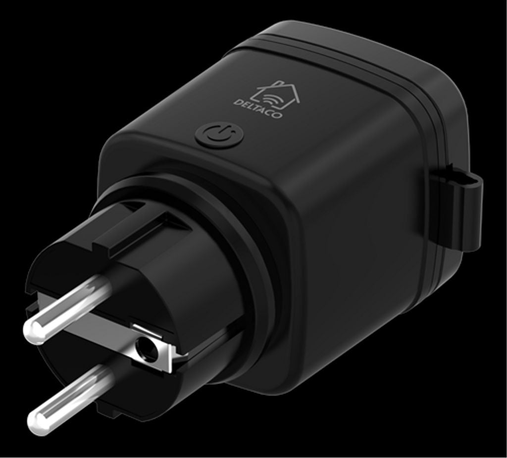 Deltaco SMART HOME outdoor plug WiFi IP44 1xCEE 73 13A blackgreen - Image 4