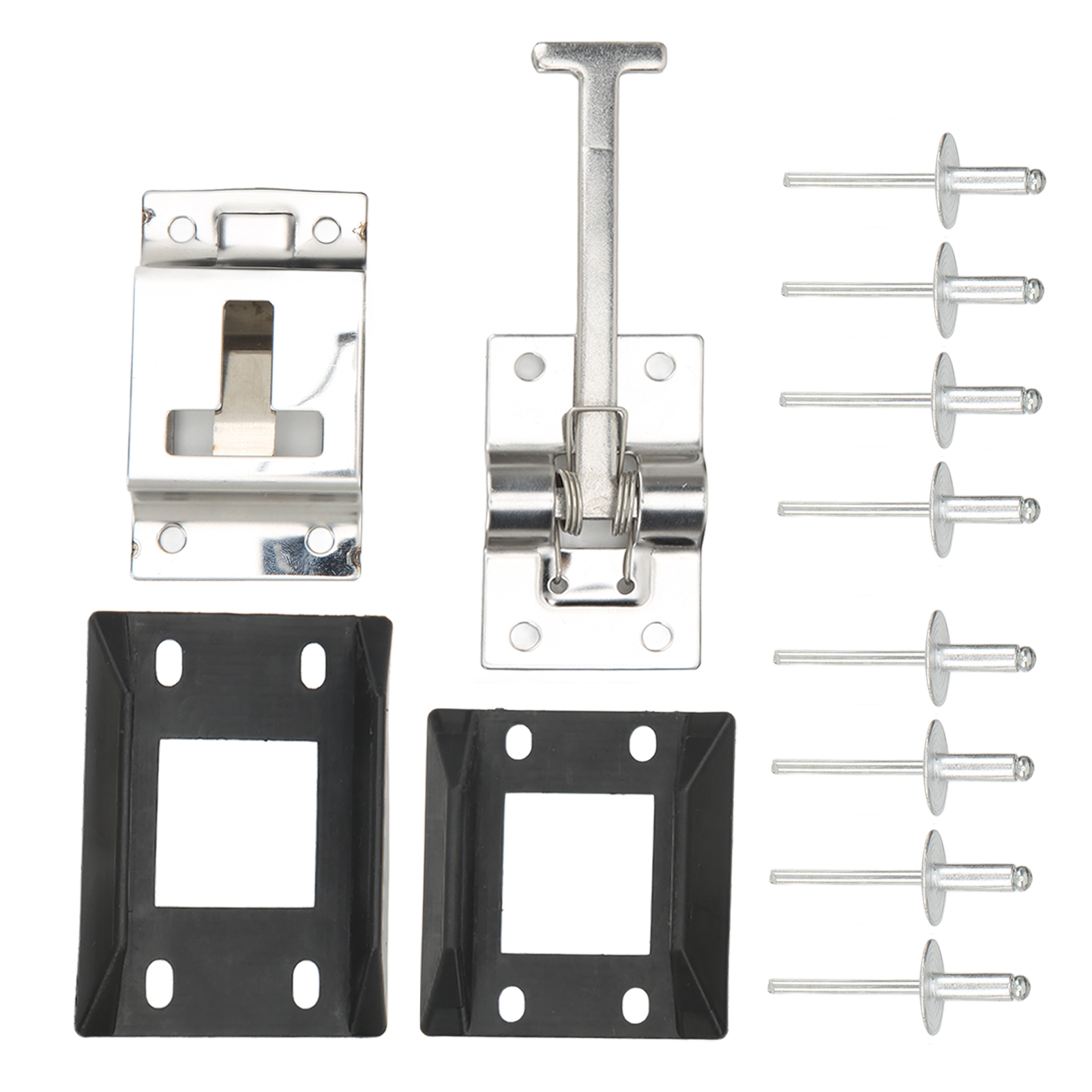 Attache de porte de remorque en T, support de maintien inox 316 et ABS, pour camping-car et caravane