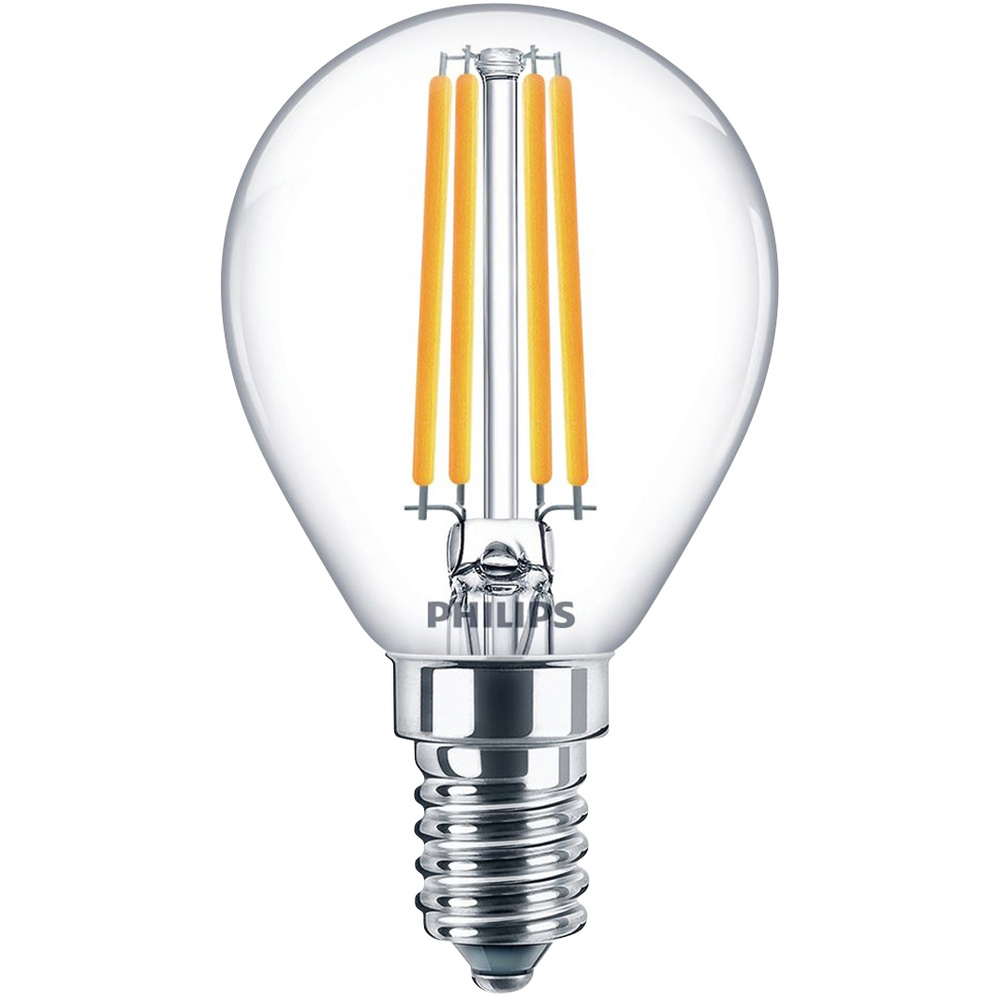 Philips Lighting 76233900 Led Eek E (A - G) E14 6.5 W = 60 W Kaltweiß (Ø X L) 4.5 Cm X 8 Cm 1 St.