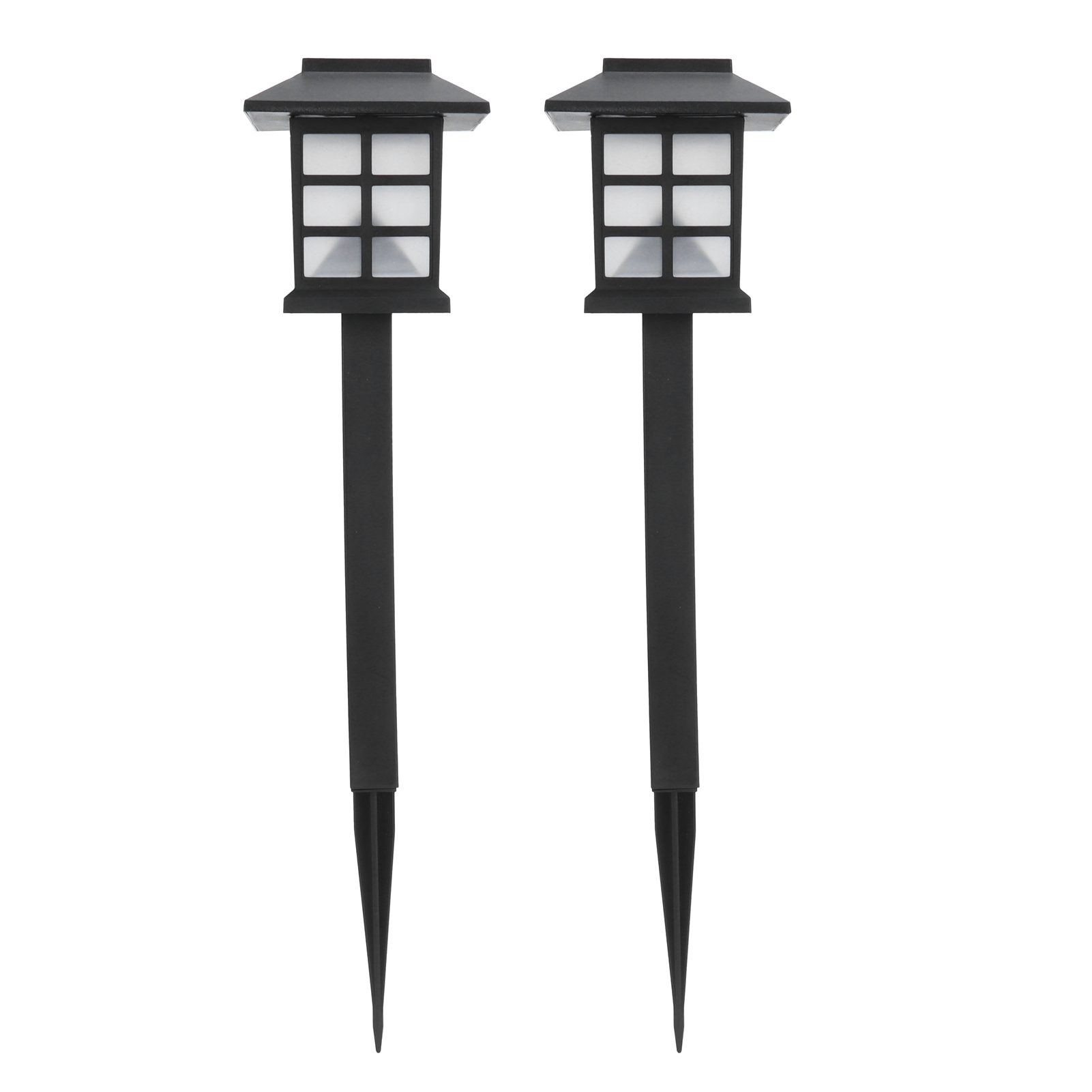 Punnyb 2 Wasserdichte Led-solar-gartenleuchten In Form Von