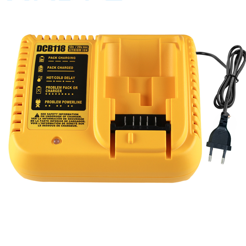 Caricabatteria Sostitutivo Aokicase Dcb112 Per Dewalt Dcb101 Dcb105 Dcb115 Dcb107, Dcb206 Dcb204 Dcb230 Dcb240 Dcb120 Dcb126 Dcb612 Dcb612 09 Dcb 606 (batteria Non Inclusa) KZQ