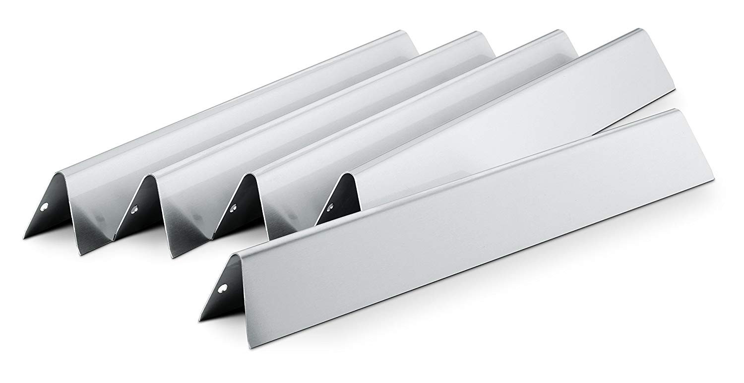 Lotto Di 5 Barre Flavorizer In Acciaio Inox Per Genesis Serie 300 (pulsanti Dei Bruciatori Sul Lato Anteriore) Weber Cod. 7620