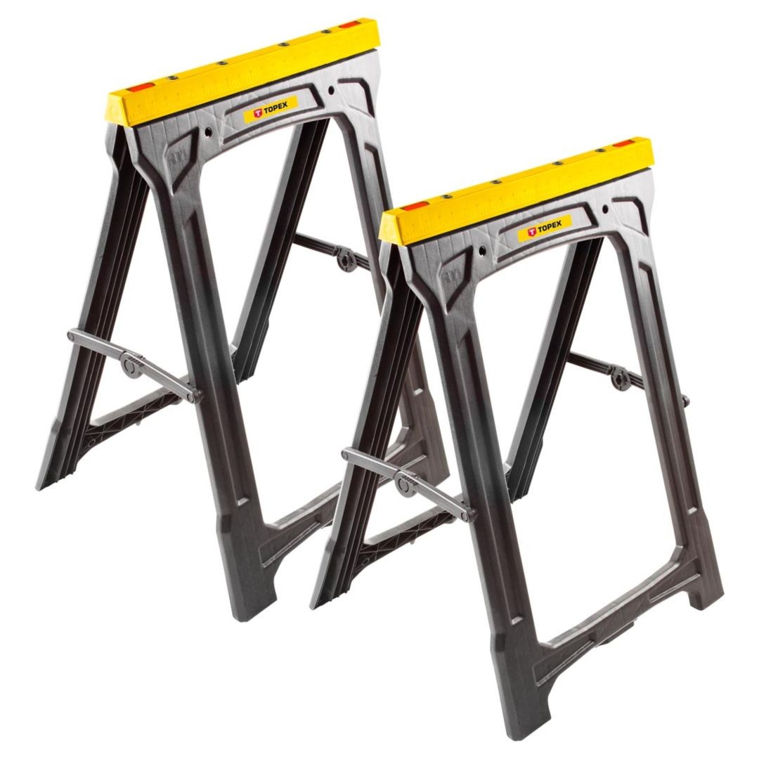 Topex Mehrfarbig Bockständer, Tragfähigkeit 227 Kg, 2 Stück.