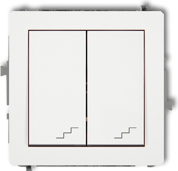Karlik Deco Doppeltreppenverbinder Weiß Dwp-33