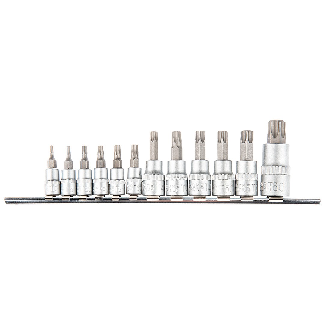 Topex 12 Tlg. Stecknuss Set Crv 1/2", 1/4", 3/8"
