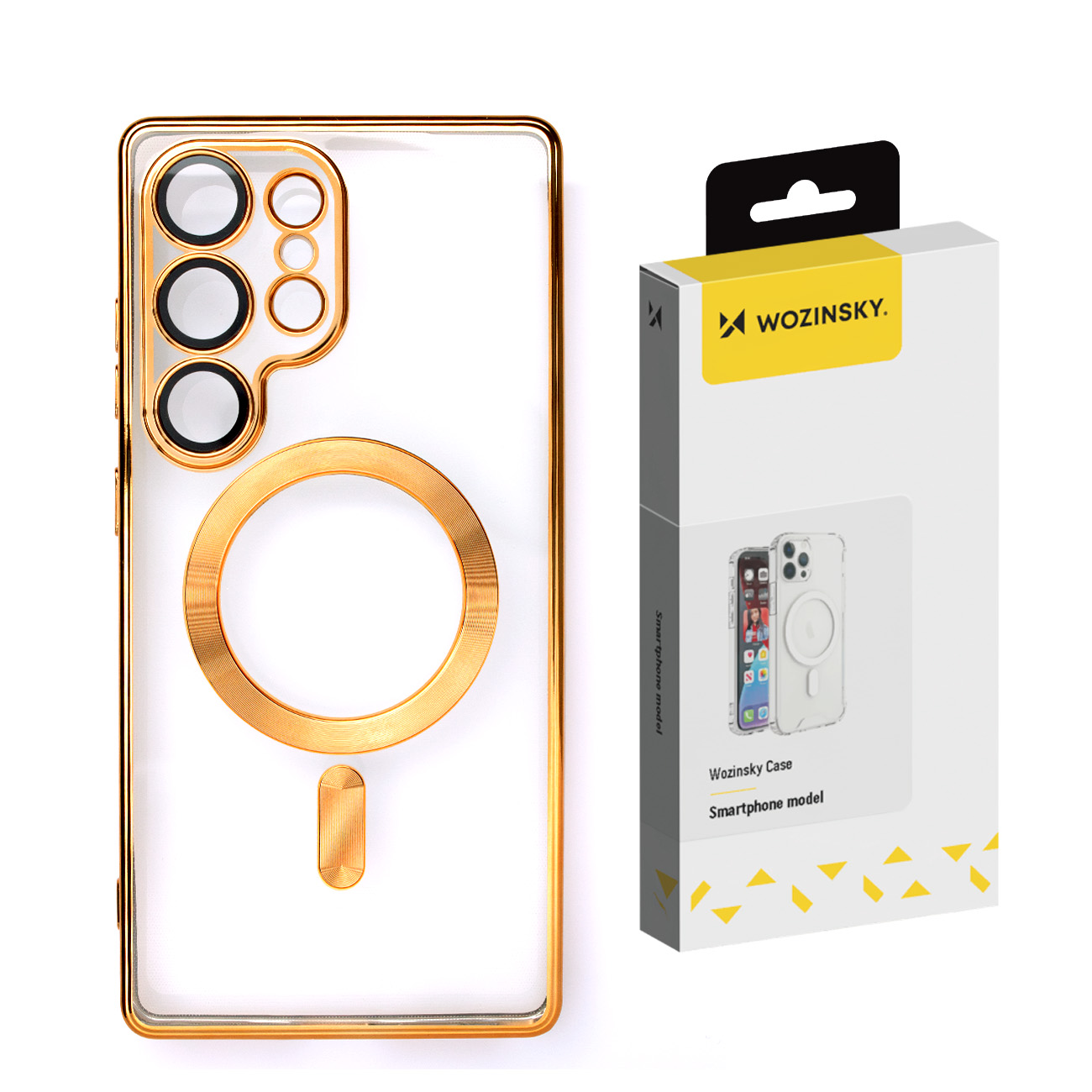 Oem Gelb Samsung Galaxy S24 Fe Magsafe Schutzhülle, Galvanisiert, Gold