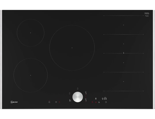 Neff - Table De Cuisson À Induction 83cm 5 Foyers 7400w Noir T68ttv4l0