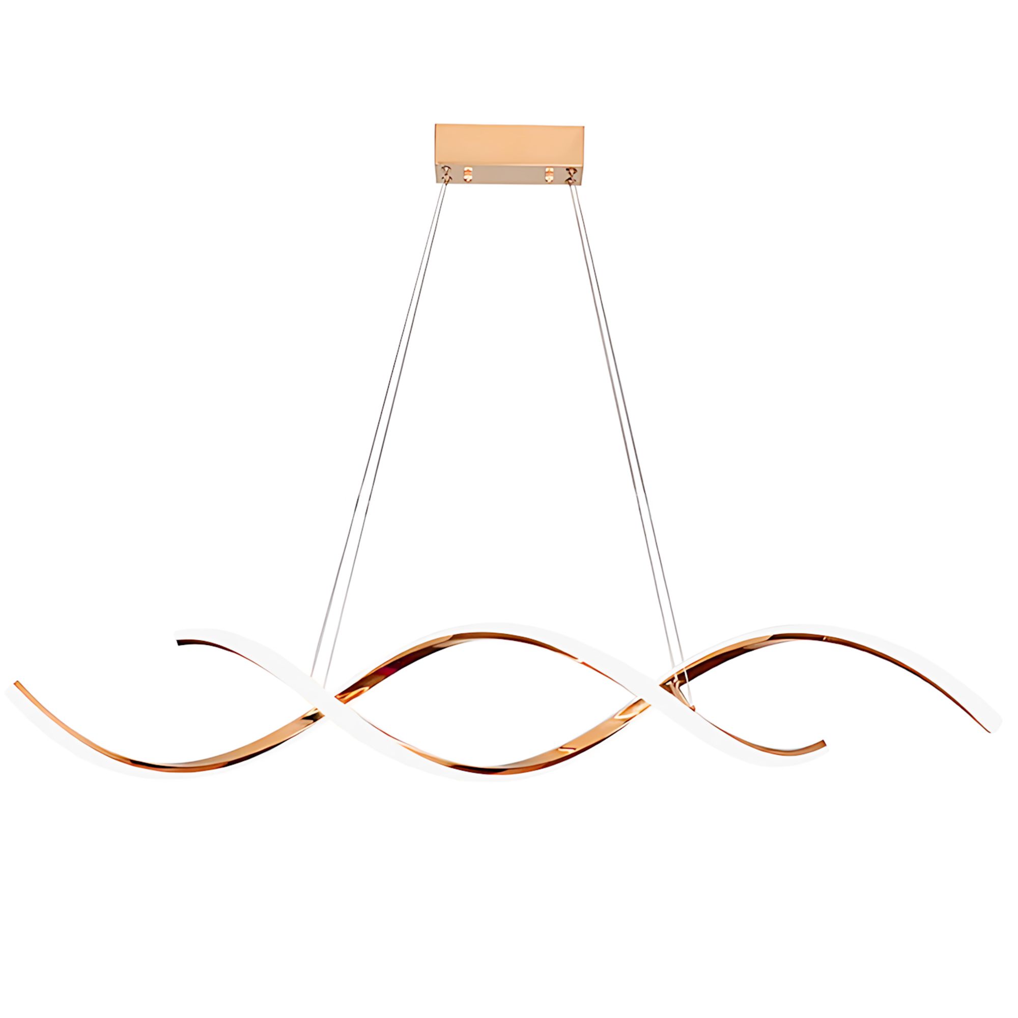 Toolight - Lampe Suspendue À Led Lhj021-cp 35 Rose Gold