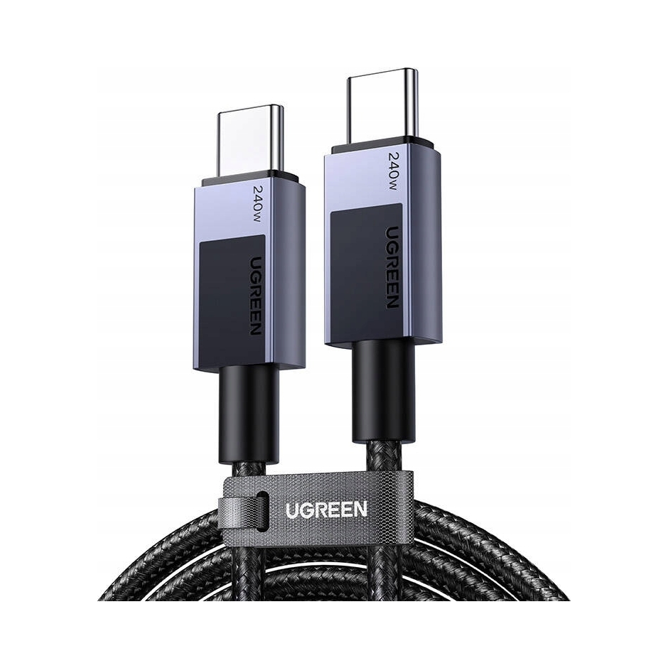 Ugreen Schwarz Usb-C Daten- Und Ladekabel - Usb-C L513, 240W, 2M, - Bild 6