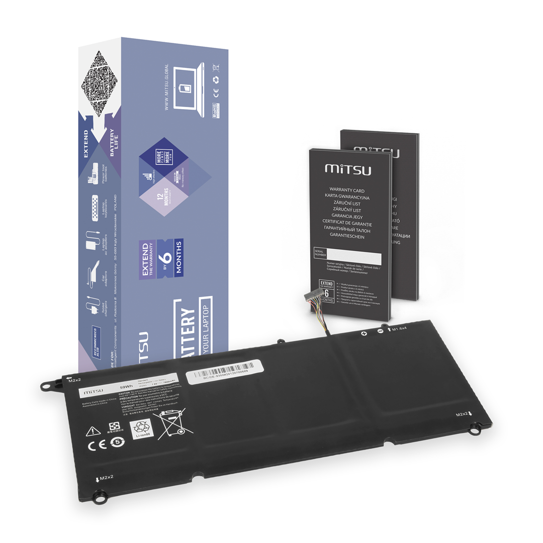 Batteria 90v7w Per Dell Xps 13 9350 OEM
