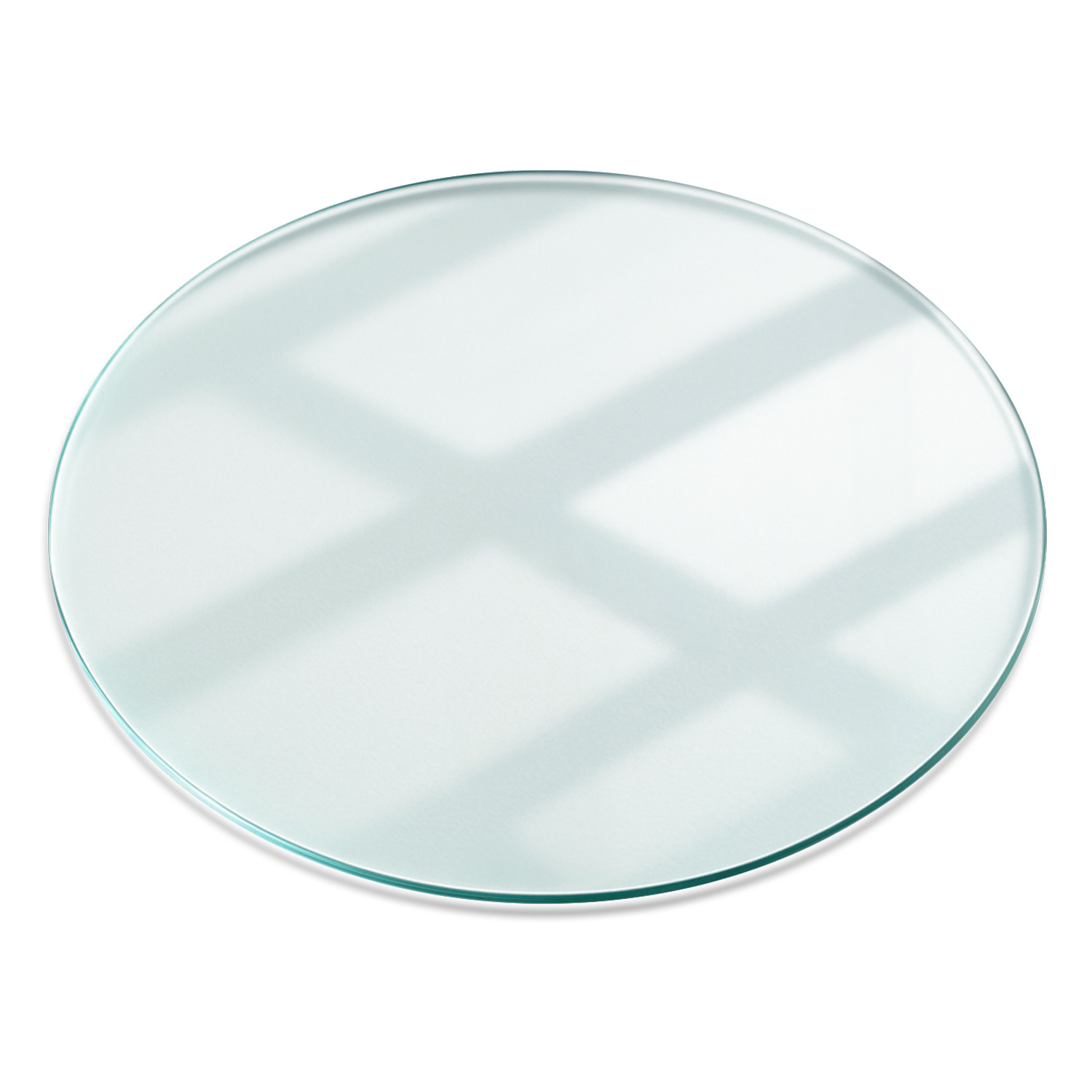 Plateau De Table Ronde En Verre Trempé 70 Cm – Épaisseur 4 Mm