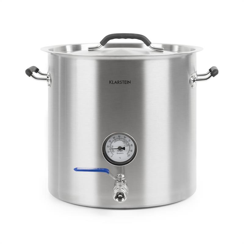 Klarstein Brauheld Pur 35 Maischekessel 35 Liter Ohne Heizelement Edelstahl