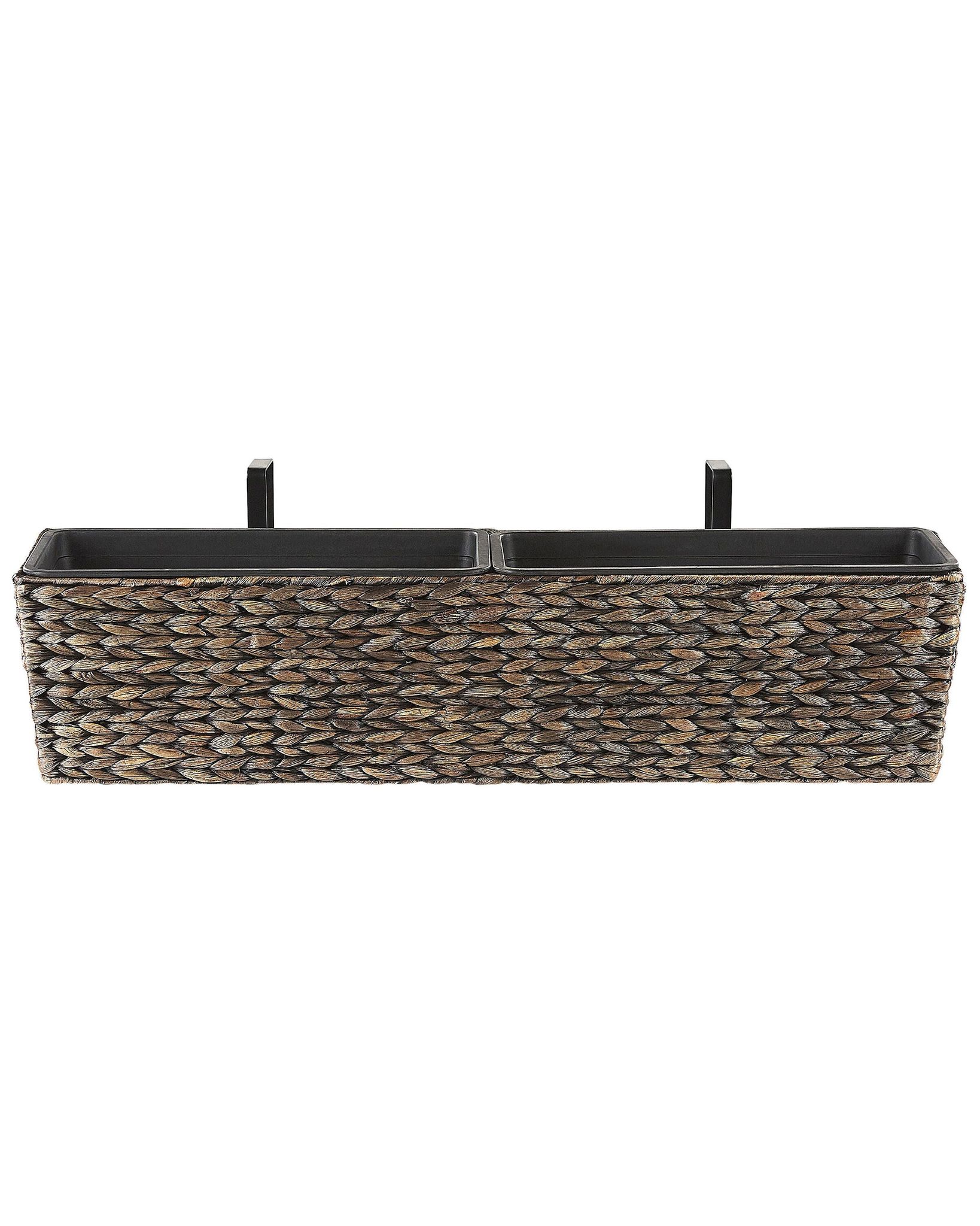 Beliani Blumenkübel Kawala 80 Cm Braun