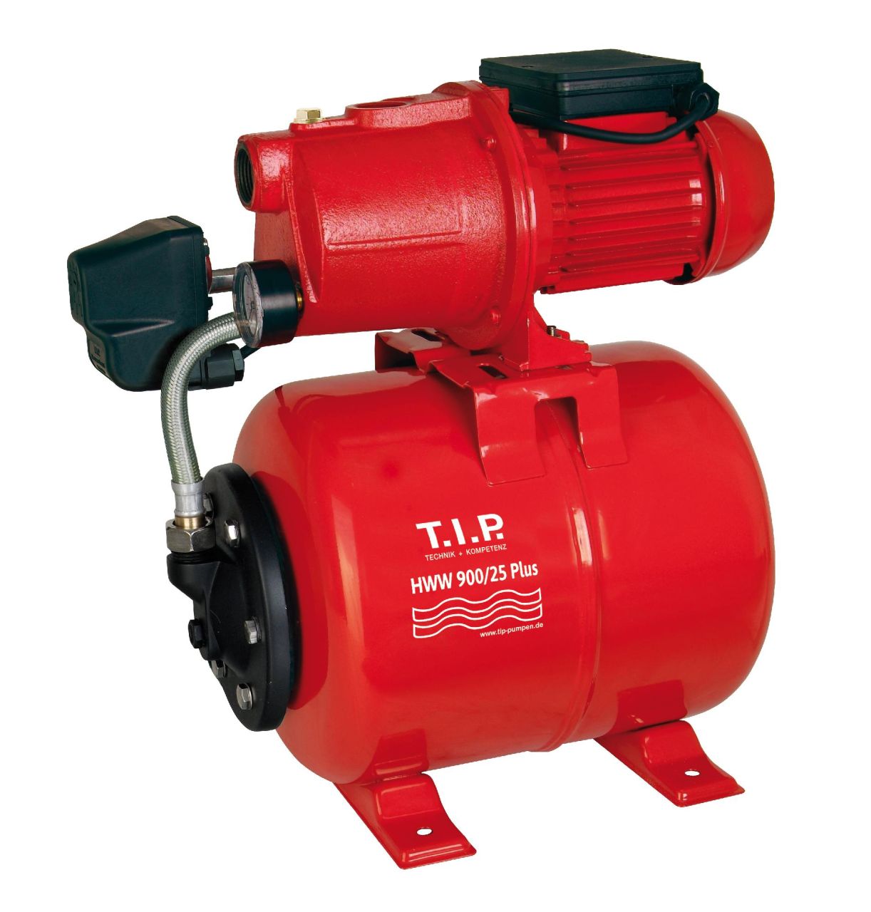 Tip Schwarz/Rot Wasserpumpe, Hww 900/25 (Hauswasserpumpe) - Image 4