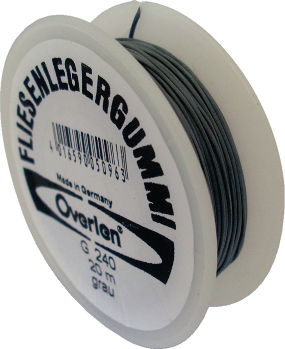 Overmann Grau Fliesenlegergummi L.20m S.0,5Mm F.spannecken 024000500800200Aa - Image 2