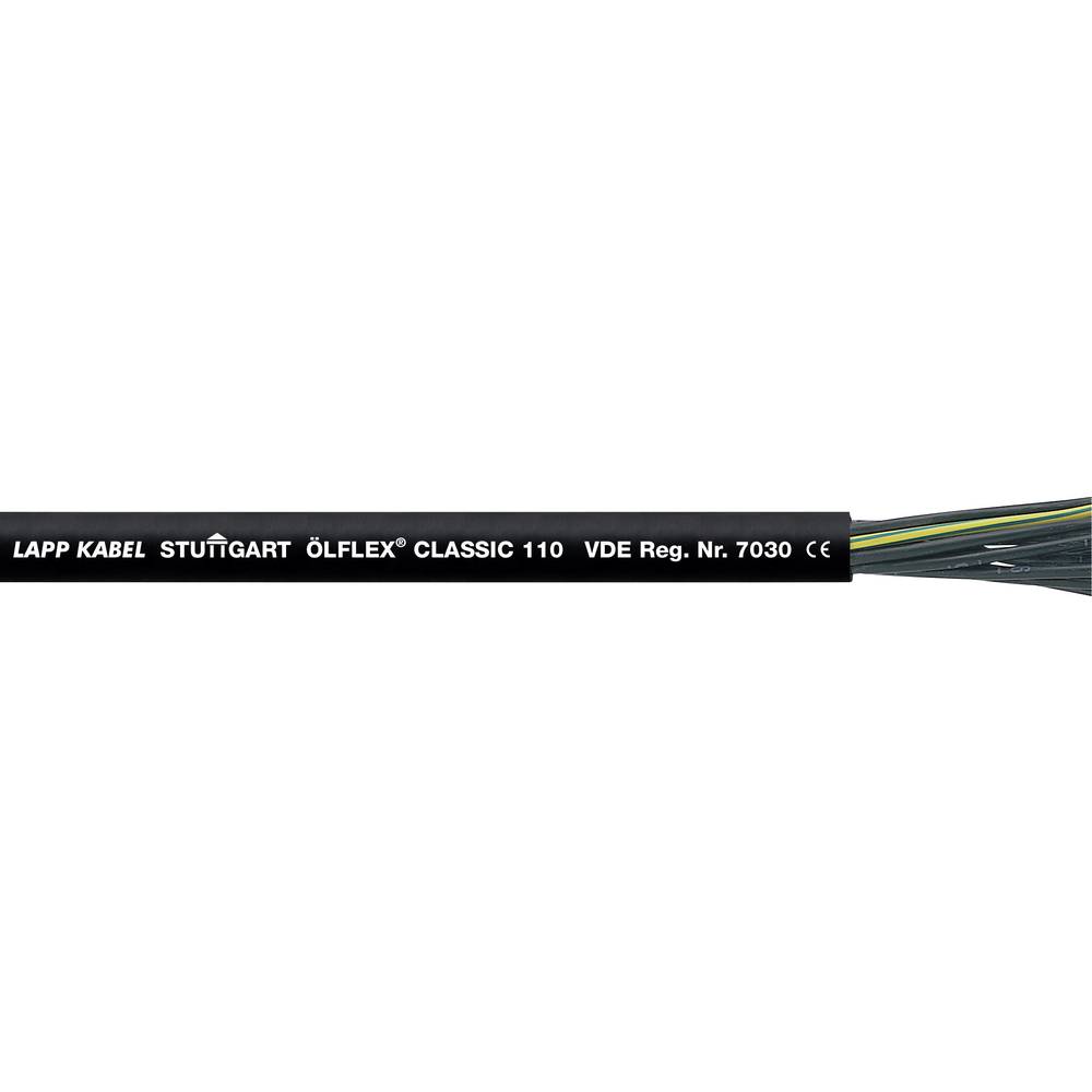 Lapp - lflex® classic 110 bk Câble de commande 2 x 0.75 mm² noir 1119809/100 100 m S797741