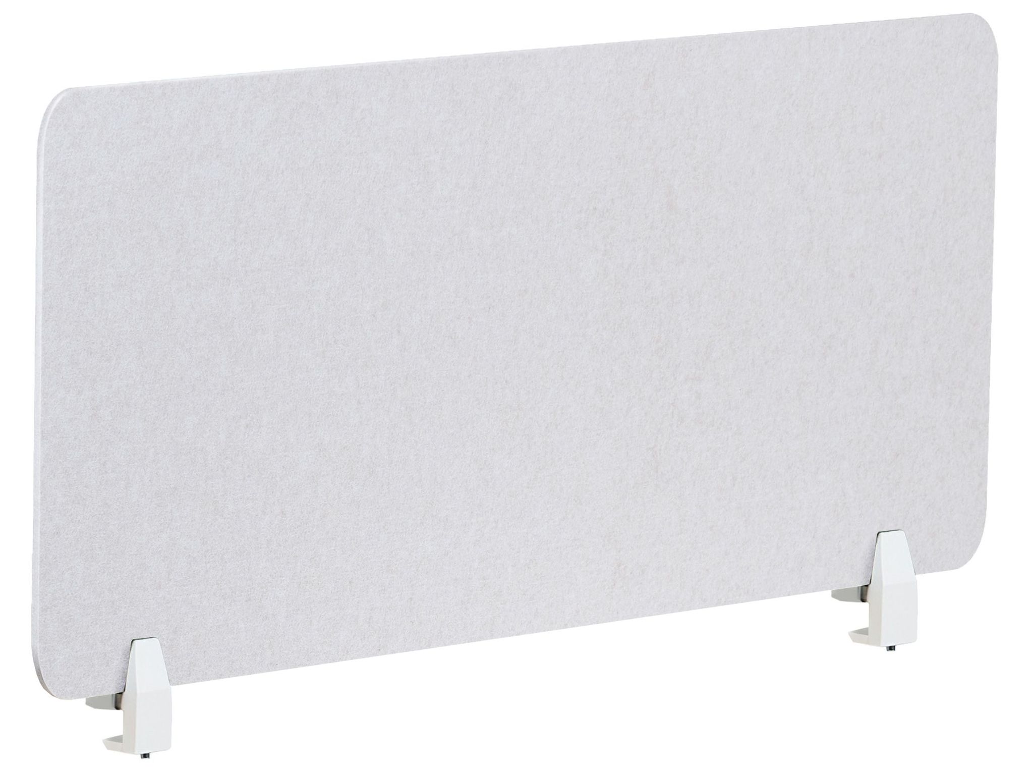 Beliani Desk Screen 120 X 50 Cm Off-white Split