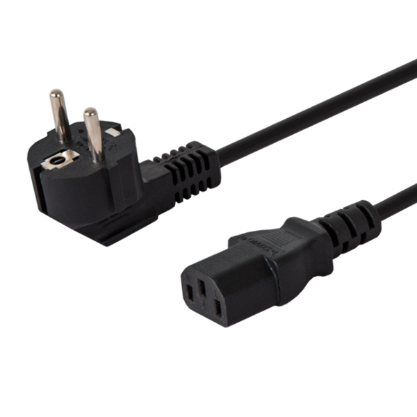 Savio Cl-146 Netzkabel 3,0 M Schuko Stecker - Iec C13