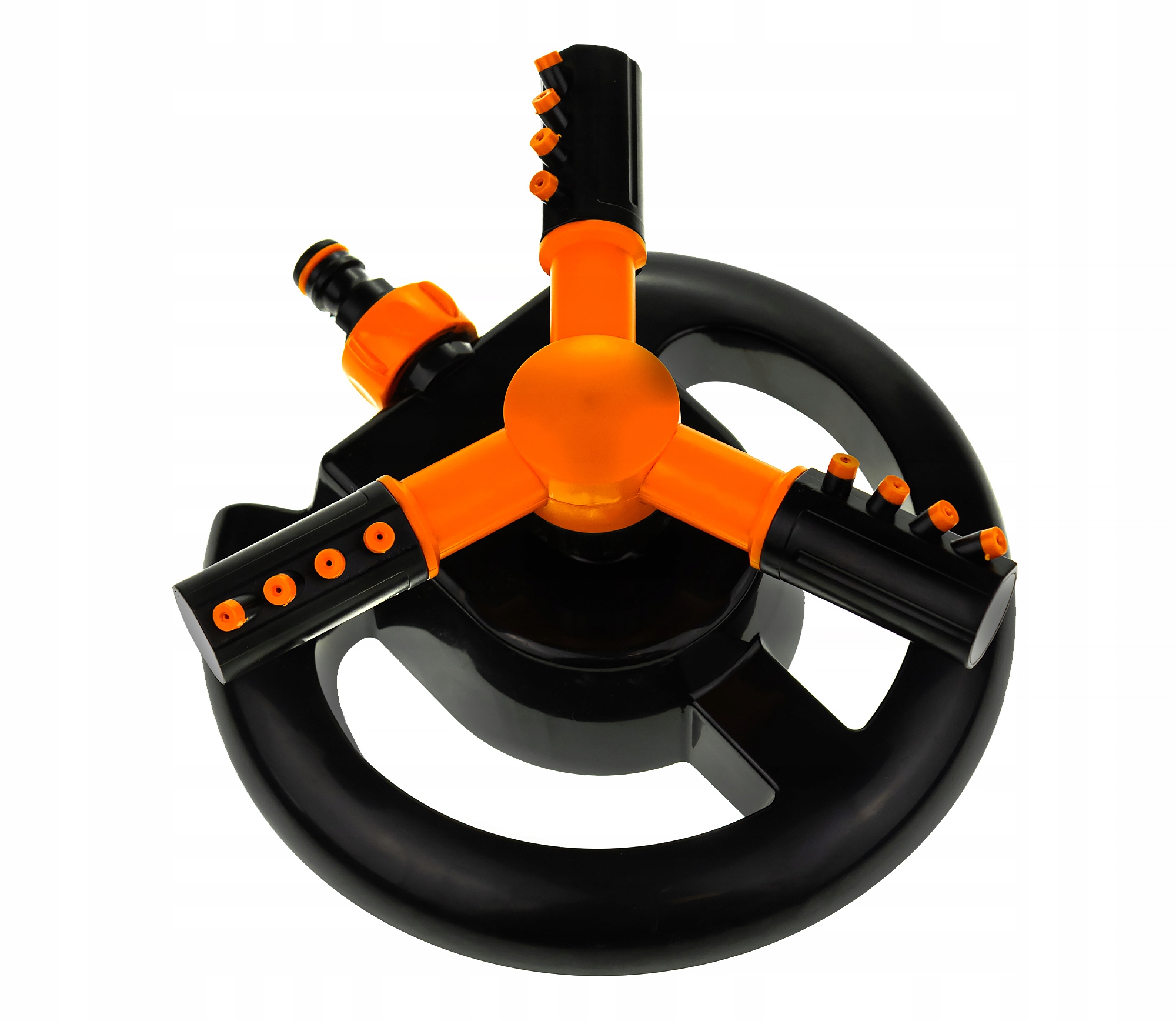 Bradas Schwarz 3-Arm Kreisregner Black Line Bis Zu 80 Qm