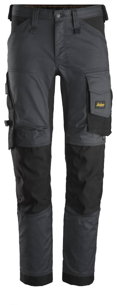 Snickers Workwear Pantalone Stretch Allroundwork Tg. 46 Acciaio