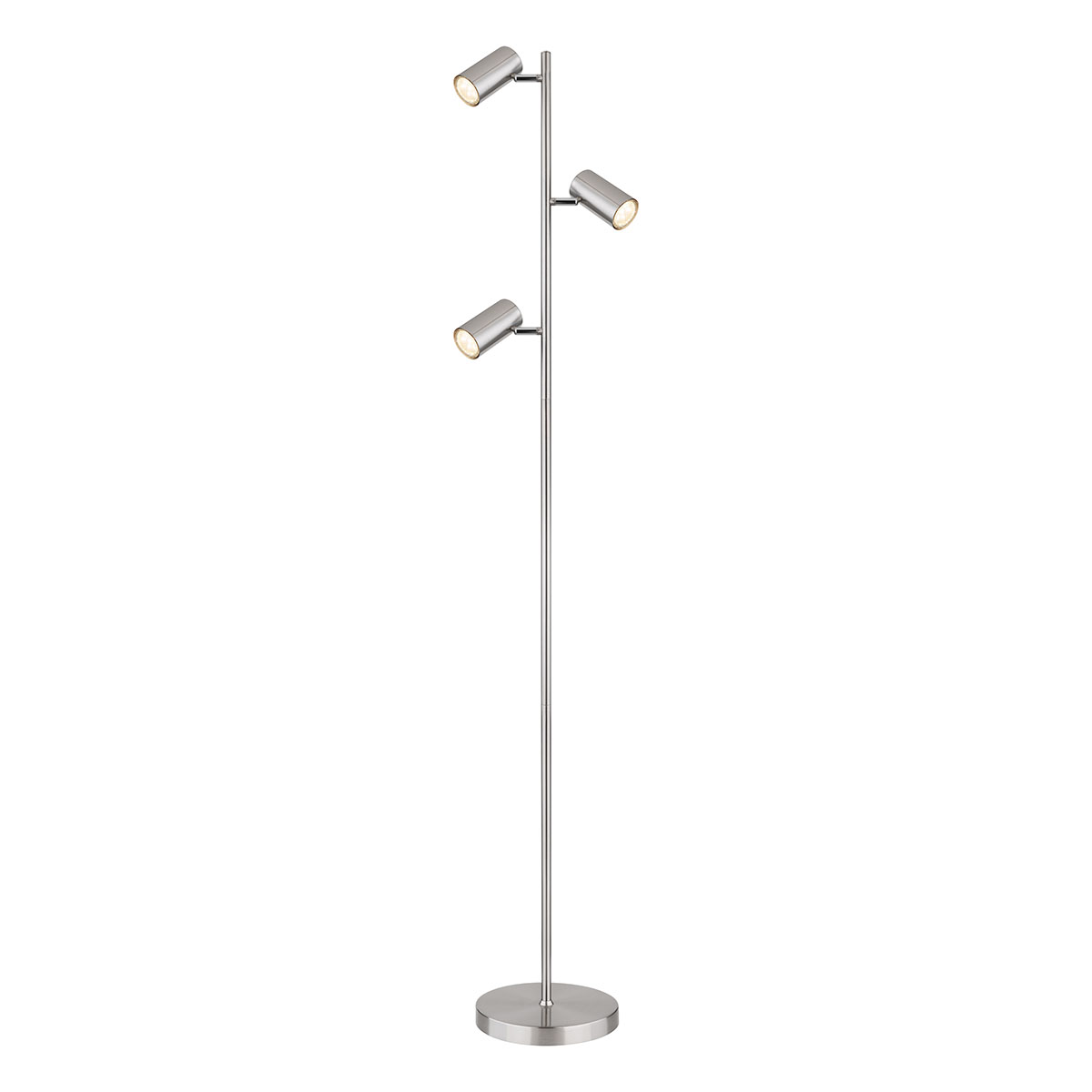 Globo Grau Stehlampe - Robby - Nikkel - Metall - Gu10 - 57910S