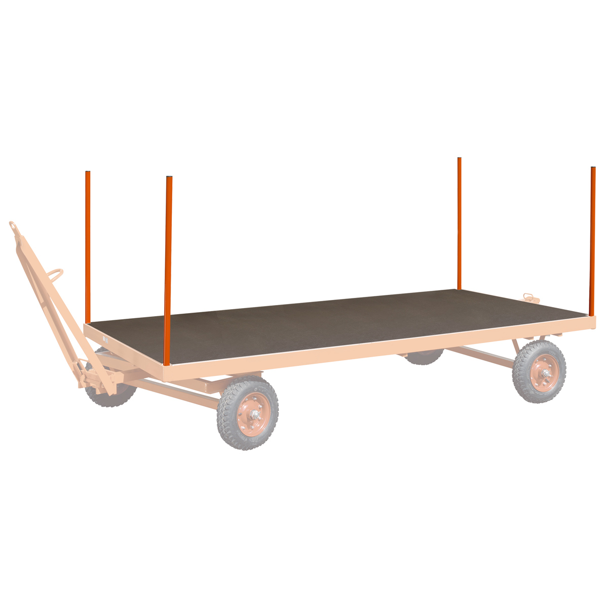 VARIOfit 4 Einsteckrungen für Industrieanhänger aus Rundrohr, Nutzlänge 600mm - Image 3